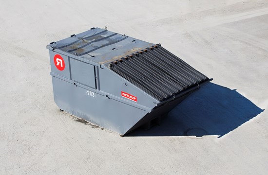 Lukket Liftcontainer 8-10 m3
